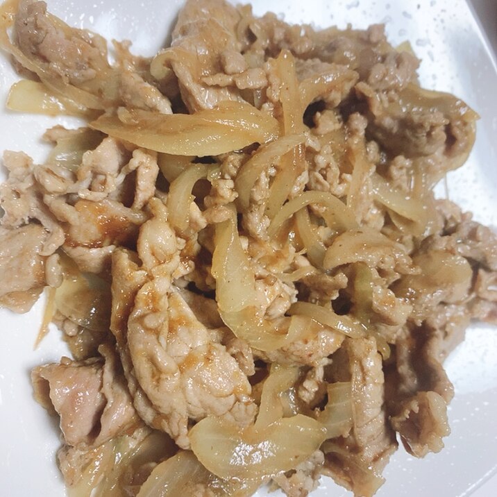 男飯！豚玉炒め